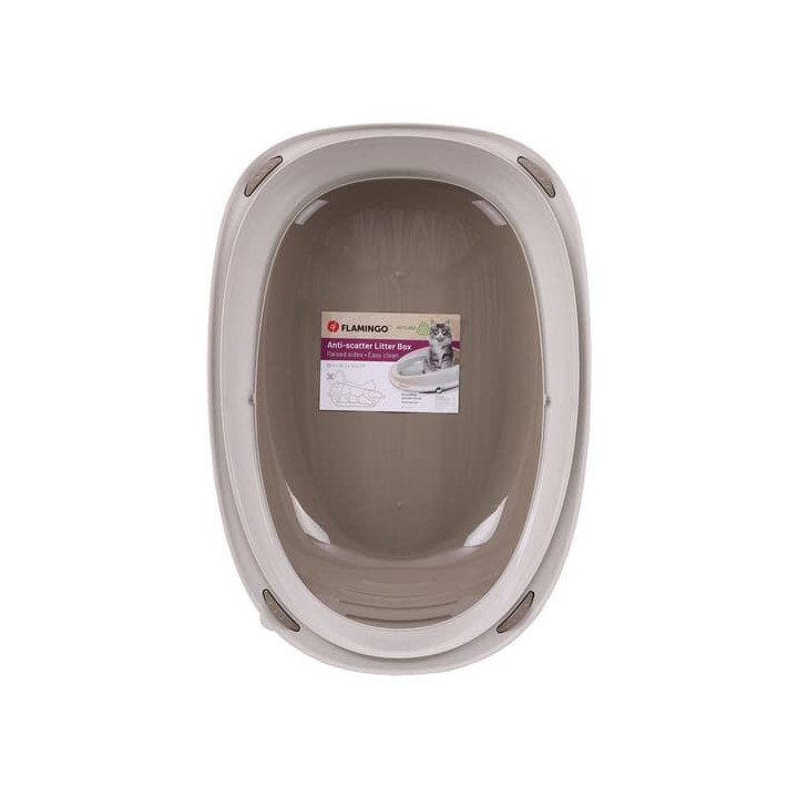 Flamingo Toaleta pro kočky JOTA Taupe L