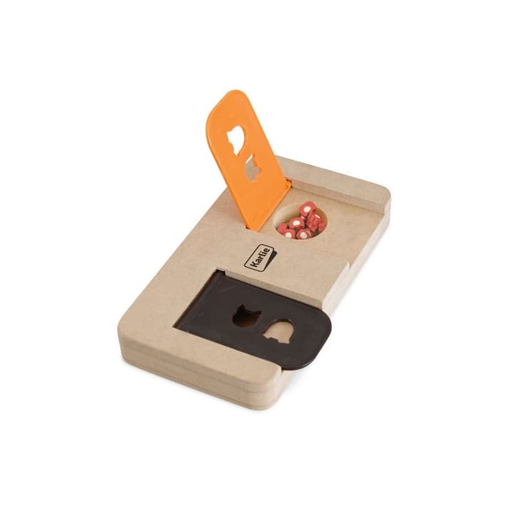 Karlie Interaktivní dřevěná hračka RIDDLE 22x12cm