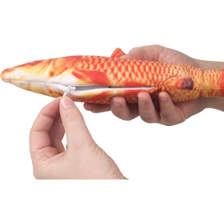 Flamingo Flounder Elektronická hračka pro kočky Ryba Oranžová 30cm