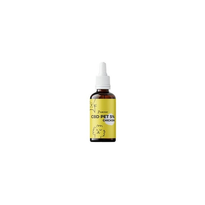 Cure Point CBD PET 5% Olej pro psy Chicken 10ml