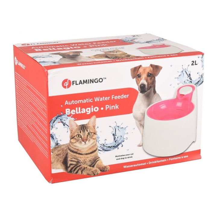 Flamingo Automatická fontánka Bellagio růžová 2000ml