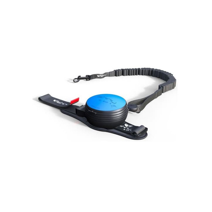 Lishinu3 vodítko Bungee modré velikost M (8-12kg)