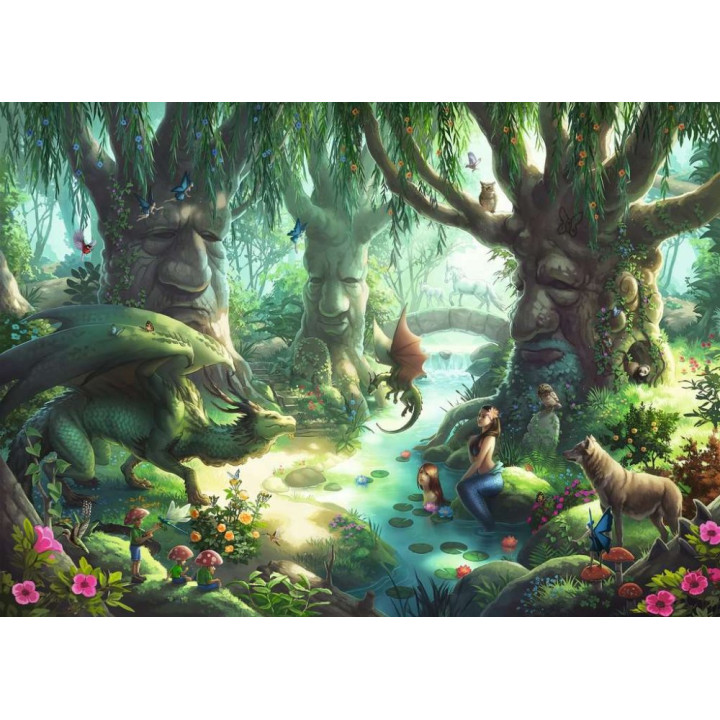 Ravensburger 368 dílků Exit KIDS Puzzle: V magickém lese