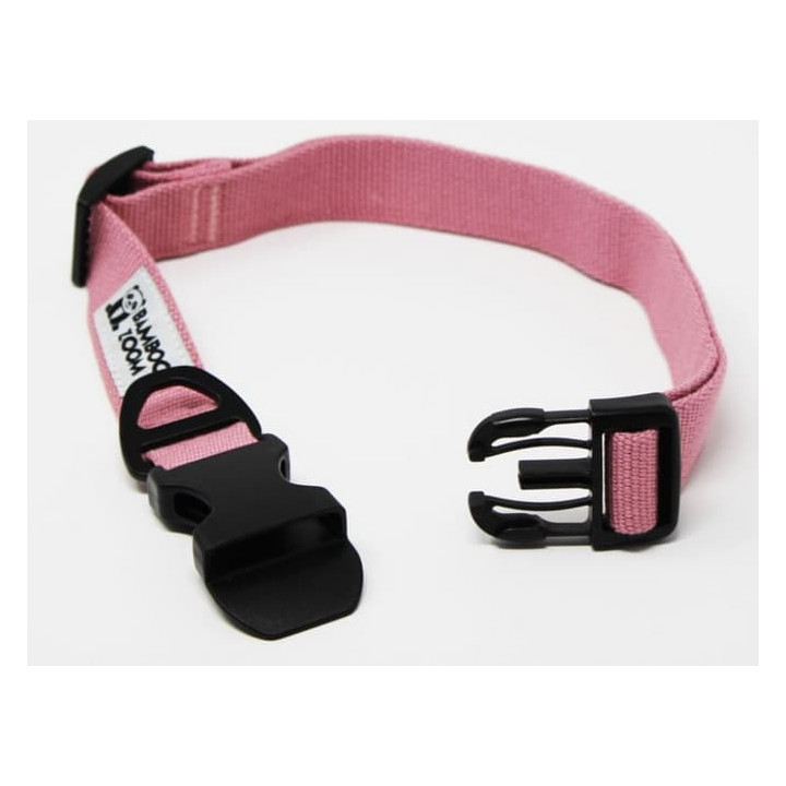 Bamboo Zoom Obojek pro psy růžový L