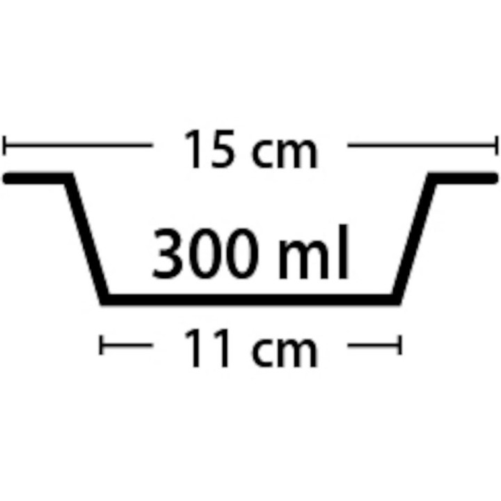 Flamingo Miska pro kočky se sklonem 15cm 300ml