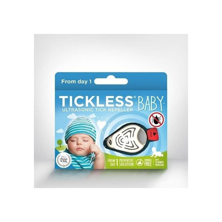 TICKLESS BABY Ultrazvukový odpuzovač klíšťat pro děti Béžová