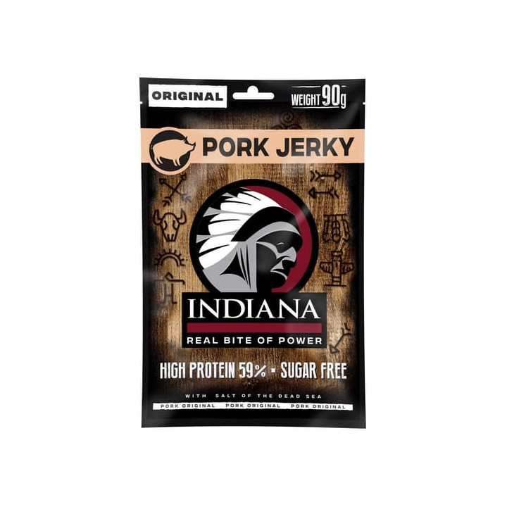 INDIANA Jerky vepřové Original ZIP 90g
