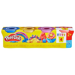 HASBRO - Play-Doh 4ks kelímků metalické barvy