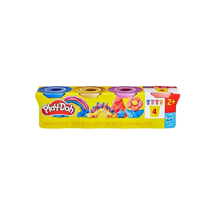 HASBRO - Play-Doh 4ks kelímků metalické barvy