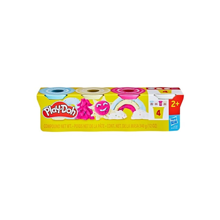 HASBRO - Play-Doh 4ks kelímků s konfetami