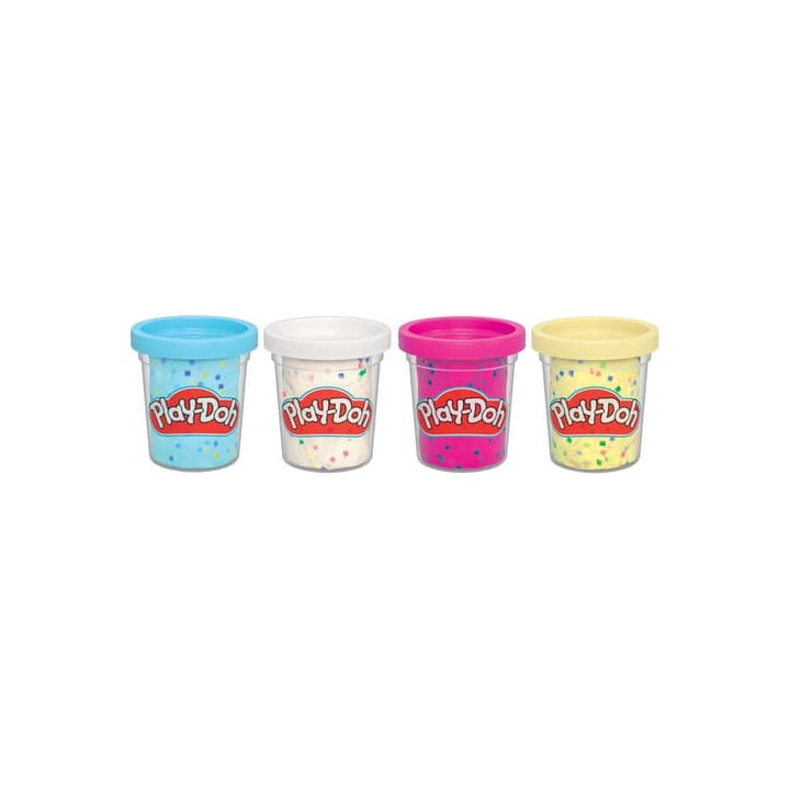 HASBRO - Play-Doh 4ks kelímků s konfetami