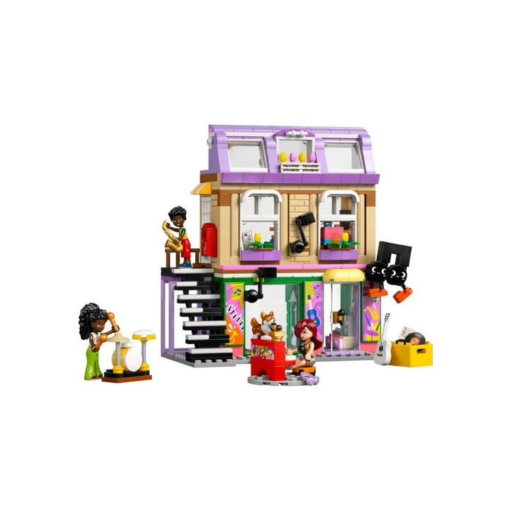 LEGO® Friends 42653 Obchod s hudebninami a byt