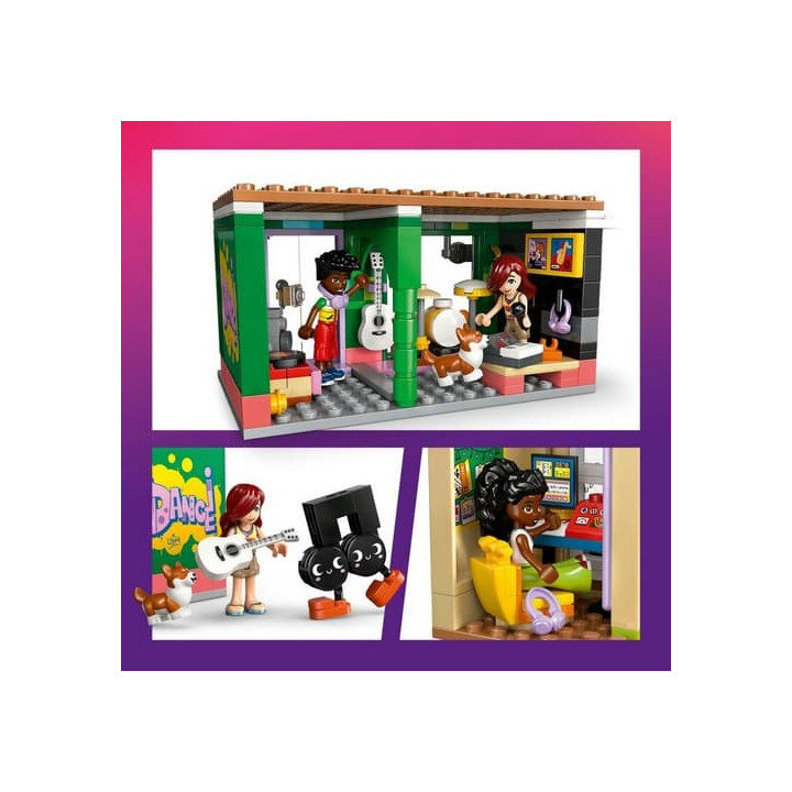 LEGO® Friends 42653 Obchod s hudebninami a byt