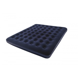 Semišová nafukovací matrace - kingsize 203x183x22cm