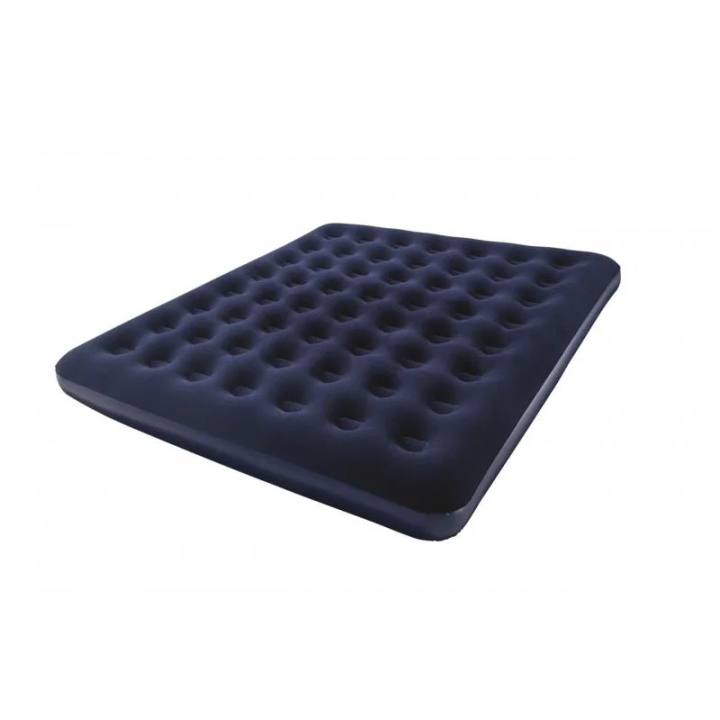 Semišová nafukovací matrace - kingsize 203x183x22cm