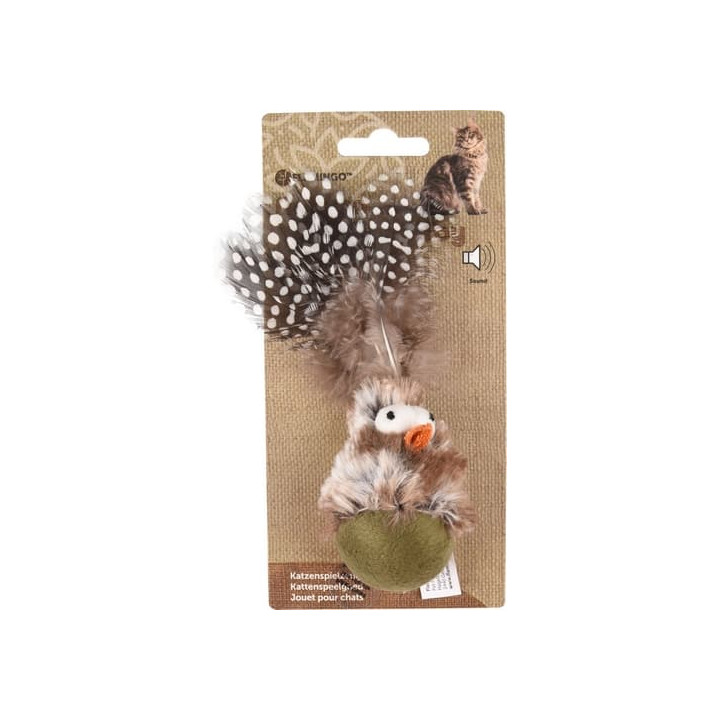 Flamingo Natura Delight Elektronická hračka pro kočky 11cm