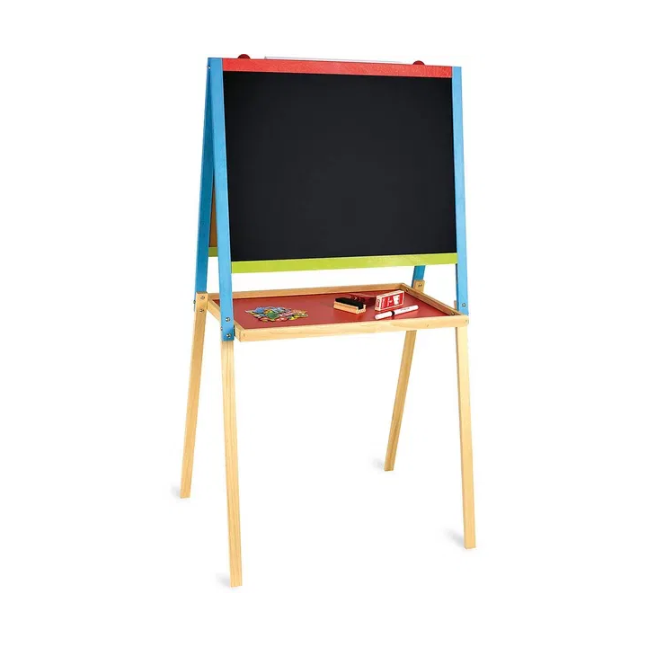 Jeujura Dřevěná multiaktivní tabule 56x43 cm s příslušenstvím