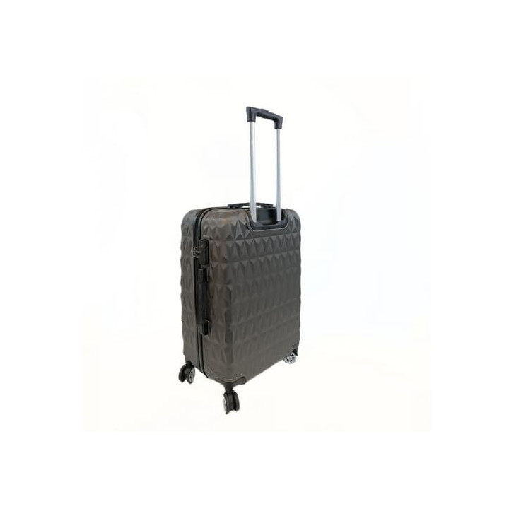 Bavy Cestovní kufr skořepinový 24" Diamond Dark grey