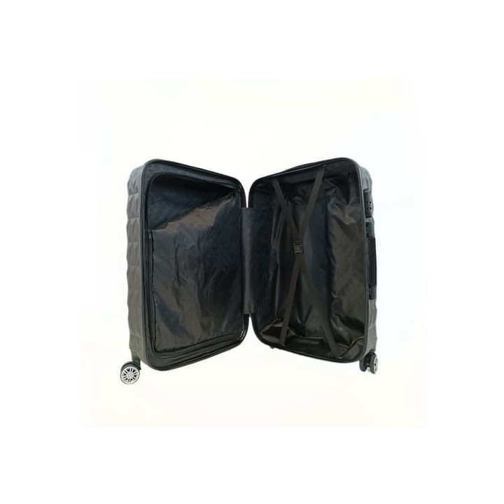 Bavy Cestovní kufr skořepinový 24" Diamond Dark grey