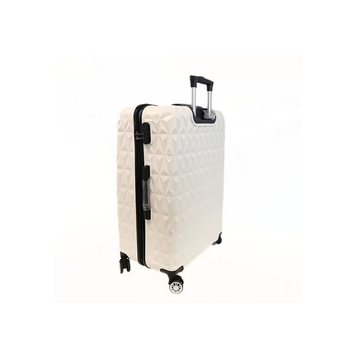 Bavy Cestovní kufr skořepinový 28" Diamond White