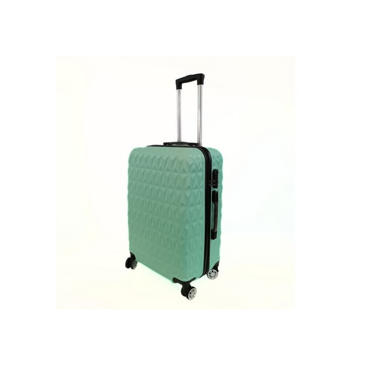 Bavy Cestovní kufr skořepinový 24" Diamond Light green