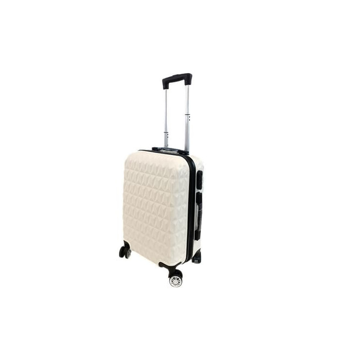 Bavy Cestovní kufr skořepinový 20" Diamond White