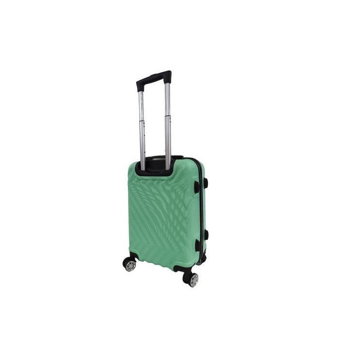 Bavy Cestovní kufr skořepinový 20" Waves Light green