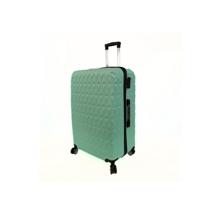 Bavy Cestovní kufr skořepinový 28" Diamond Light green