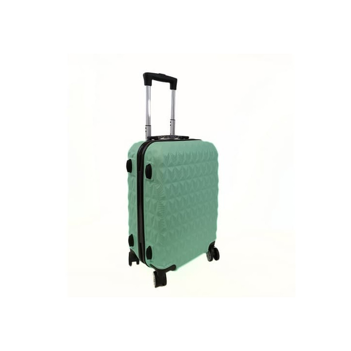 Bavy Cestovní kufr skořepinový 20" Diamond Light green