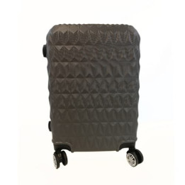 Bavy Cestovní kufr skořepinový 20" Diamond Dark grey