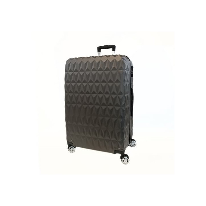 Bavy Cestovní kufr skořepinový 28" Diamond Dark grey