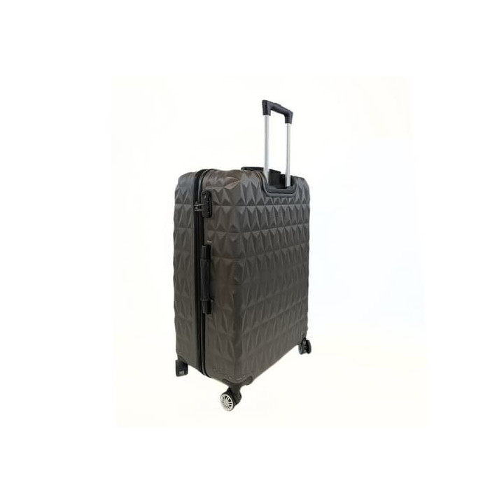 Bavy Cestovní kufr skořepinový 28" Diamond Dark grey