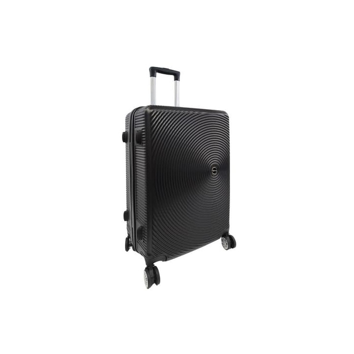 Bavy Cestovní kufr skořepinový 24" Circle Black