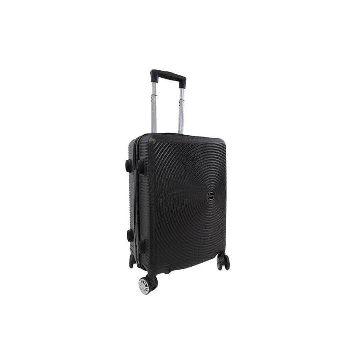 Bavy Cestovní kufr skořepinový 20" Circle Black