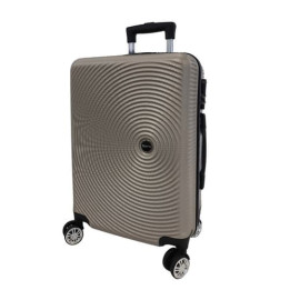 Bavy Cestovní kufr skořepinový 20" Circle Gold beige