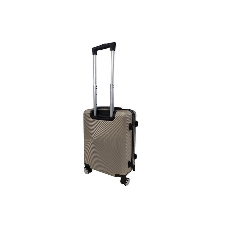 Bavy Cestovní kufr skořepinový 20" Circle Gold beige