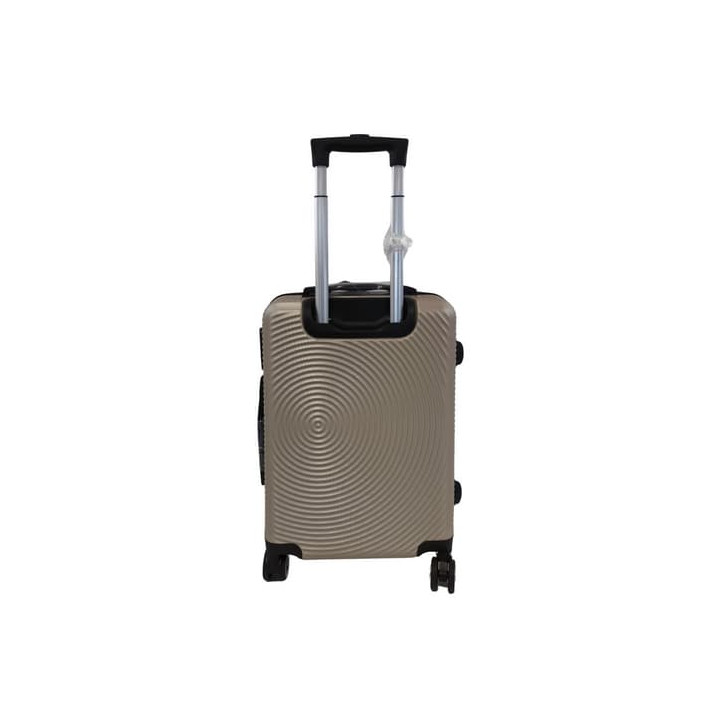 Bavy Cestovní kufr skořepinový 20" Circle Gold beige