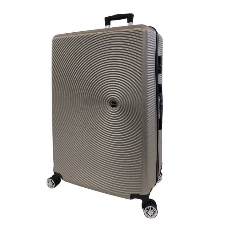 Bavy Cestovní kufr skořepinový 28" Circle Gold beige