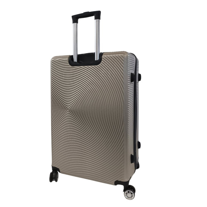 Bavy Cestovní kufr skořepinový 28" Circle Gold beige