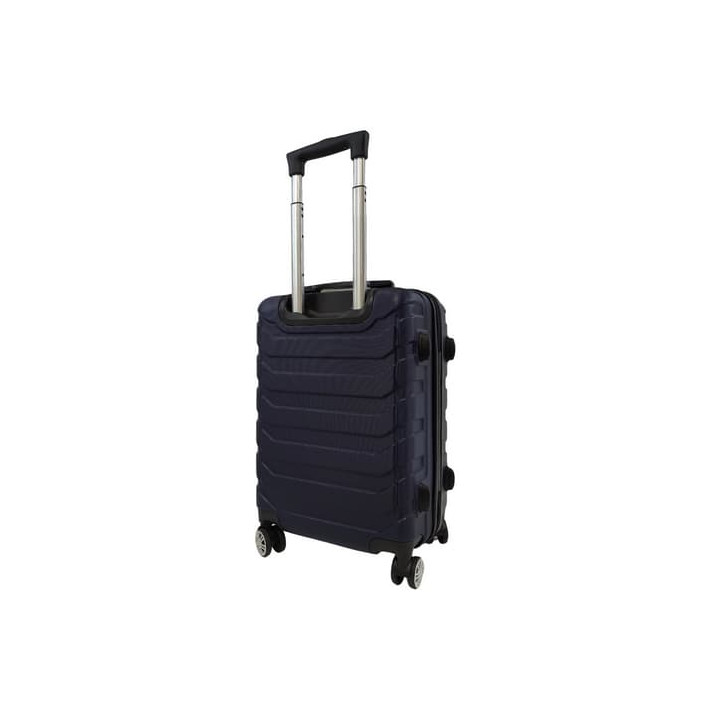 Bavy Cestovní kufr skořepinový 20" Ribs Navy