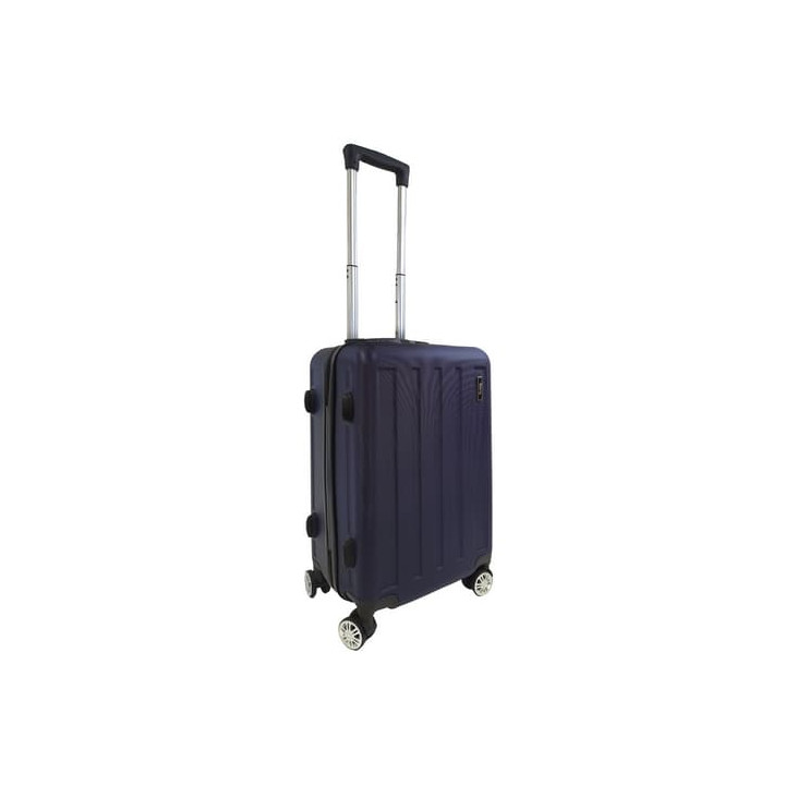 Bavy Cestovní kufr skořepinový 20" Stripes Navy