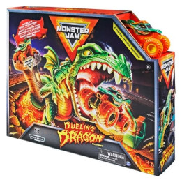 MONSTER JAM - Hrací set DUELING DRAGON, 1:64