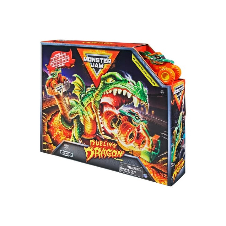 MONSTER JAM - Hrací set DUELING DRAGON, 1:64