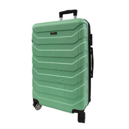 Bavy Cestovní kufr skořepinový 24" Ribs Light green