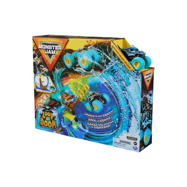 MONSTER JAM - Hrací set MEGALODON ZOOP OF DOOM, 1:64
