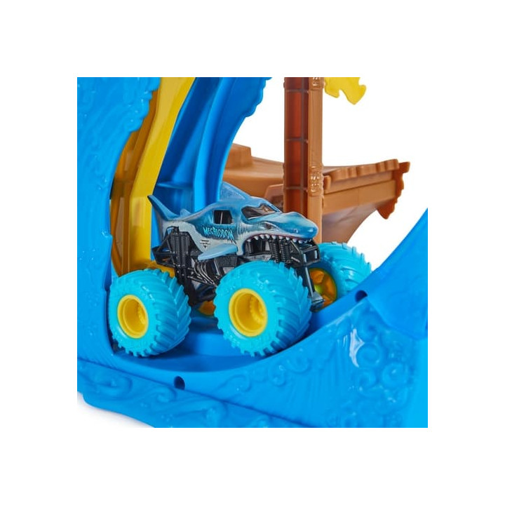 MONSTER JAM - Hrací set MEGALODON ZOOP OF DOOM, 1:64