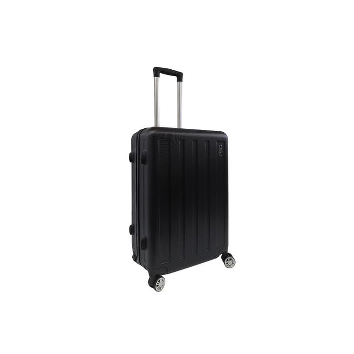 Bavy Cestovní kufr skořepinový 24" Stripes Black