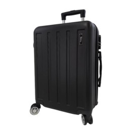 Bavy Cestovní kufr skořepinový 20" Stripes Black