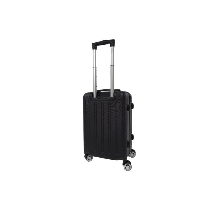 Bavy Cestovní kufr skořepinový 20" Stripes Black