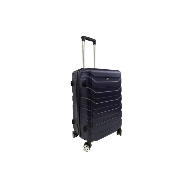 Bavy Cestovní kufr skořepinový 24" Ribs Navy